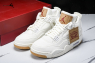 Jordan 4 Retro Levi's White