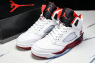 Jordan 5 Retro Fire Red Black Tongue (2025)