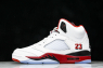 Jordan 5 Retro Fire Red Black Tongue (2025)