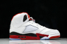 Jordan 5 Retro Fire Red Black Tongue (2025)