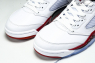 Jordan 5 Retro Fire Red Black Tongue (2025)